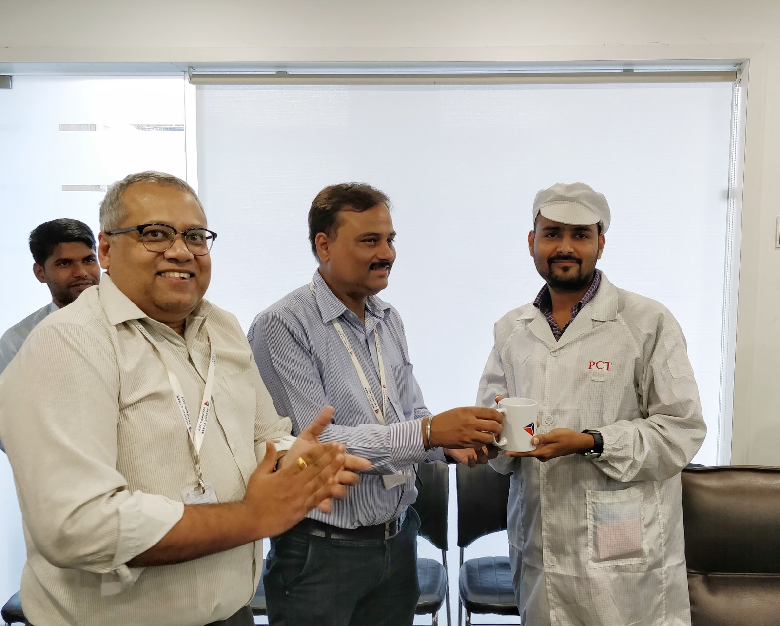 PCT employees recognised for a fool-proofing quality initiative