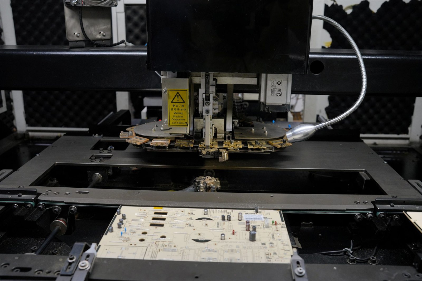 Precision SMT production equipment at the PCT factory
